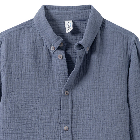 Jungen Musselin-Hemd aus Bio-Baumwolle