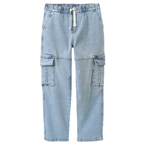 Jungen Jeans mit Cargotaschen