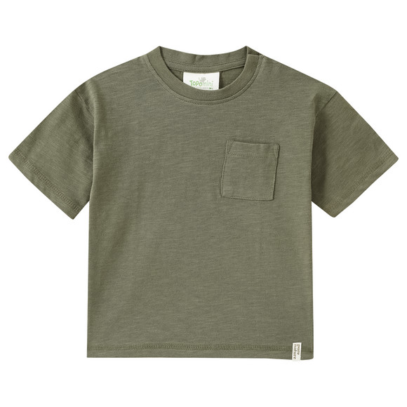 2 Baby T-Shirts mit Brusttasche