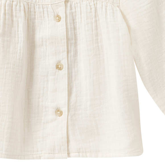 Baby Musselin-Bluse aus Bio-Baumwolle