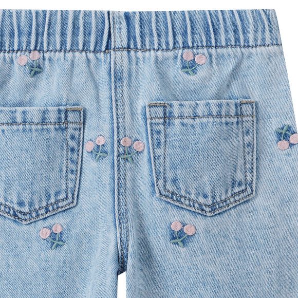 Baby Jeans mit Stickerei