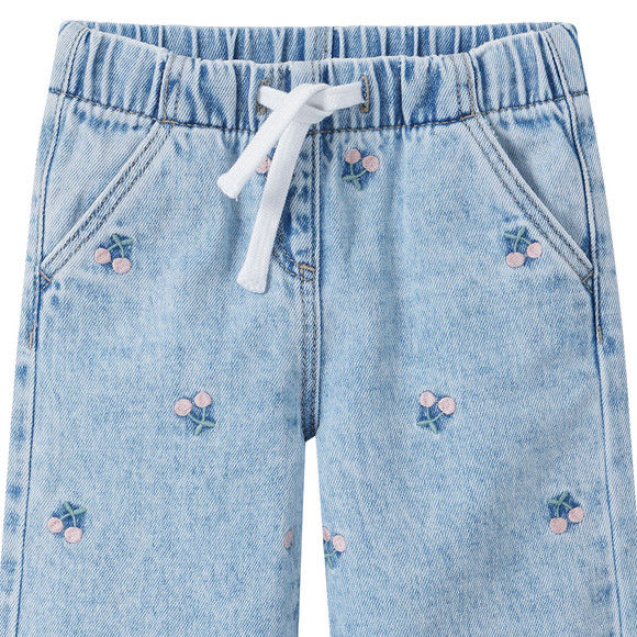 Baby Jeans mit Stickerei