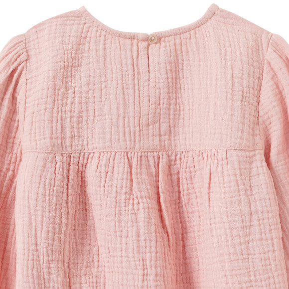 Mädchen Musselin-Bluse mit Rüschen