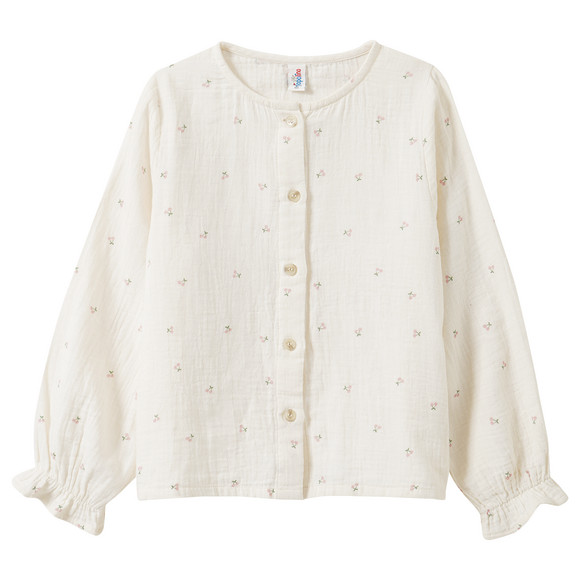 Mädchen Musselin-Bluse aus Bio-Baumwolle