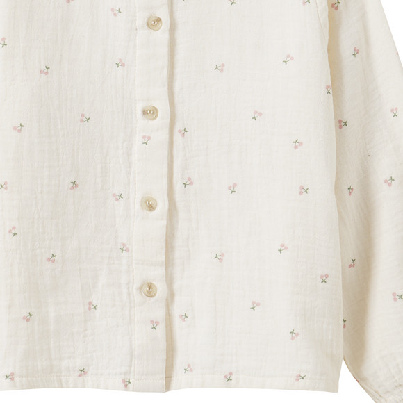 Mädchen Musselin-Bluse aus Bio-Baumwolle