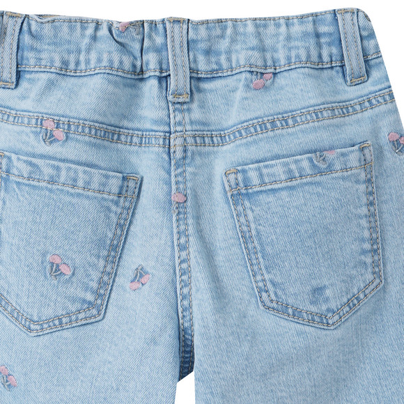 Mädchen Straight-Jeans mit Bio-Baumwolle