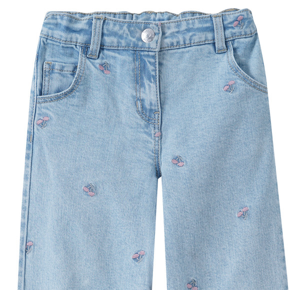 Mädchen Straight-Jeans mit Bio-Baumwolle