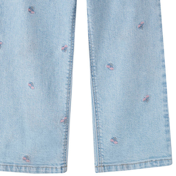 Mädchen Straight-Jeans mit Bio-Baumwolle