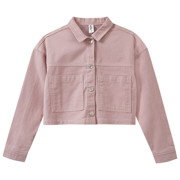 Mädchen Hemdjacke mit Druckknöpfen