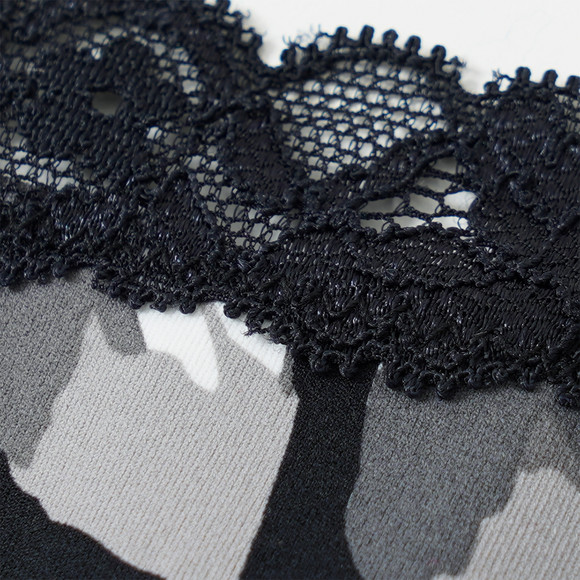 Damen Mikrofaser-Slip mit Spitze