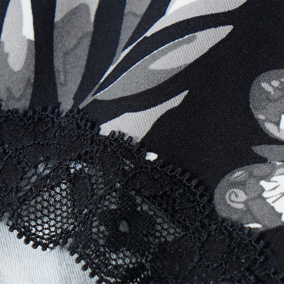 Damen Mikrofaser-Slip mit Spitze