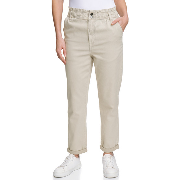 Damen Hose mit Paperbag-Bund