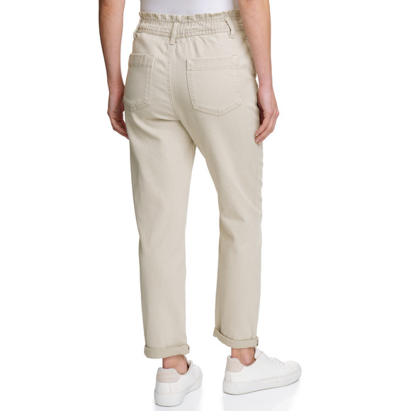Damen Hose mit Paperbag-Bund
