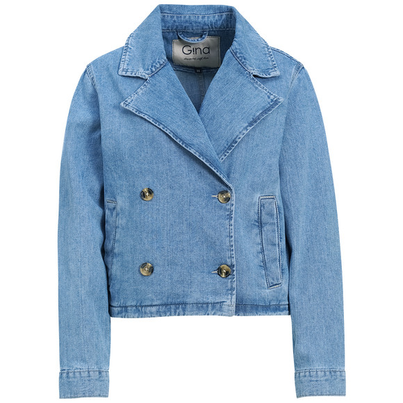 Damen Trenchjacke aus Denim