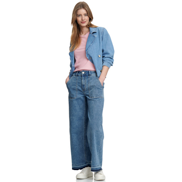 Damen Trenchjacke aus Denim