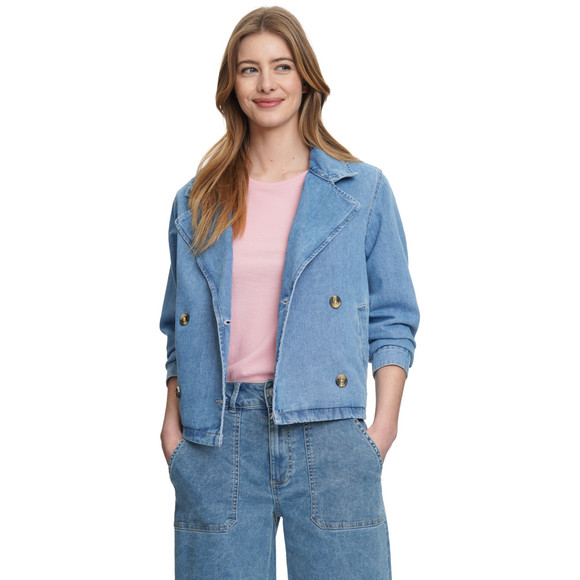 Damen Trenchjacke aus Denim