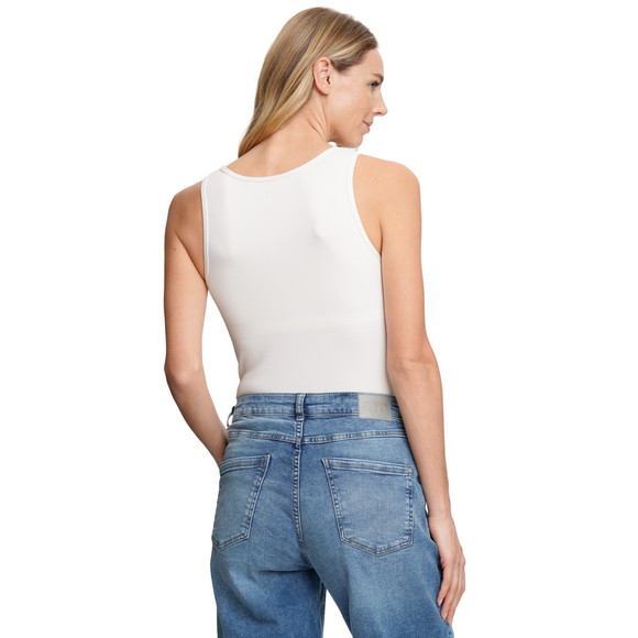 Damen Bustier-Top in Feinripp-Qualität