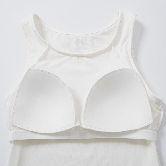 Damen Bustier-Top in Feinripp-Qualität