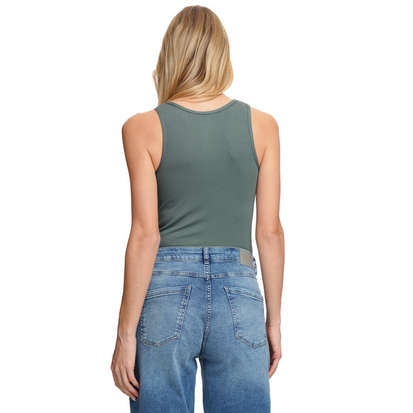 Damen Bustier-Top in Feinripp-Qualität