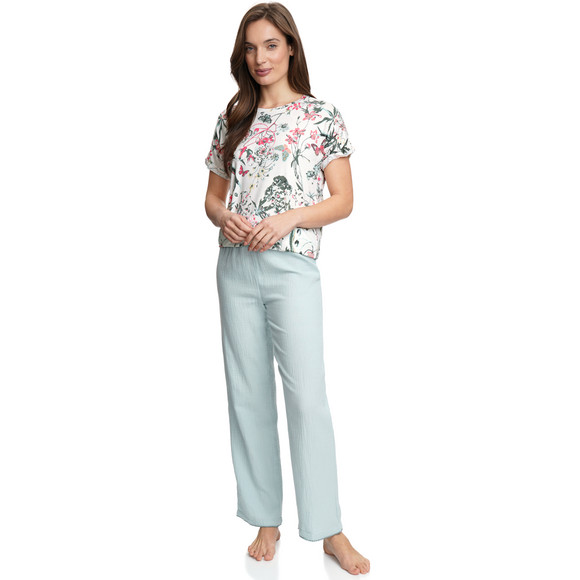 Damen Schlafshirt mit Allover-Print