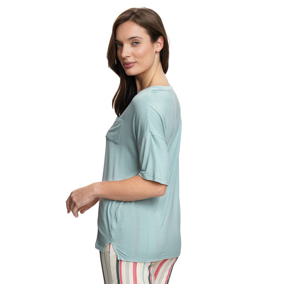 Damen Schlafshirt mit Brusttasche