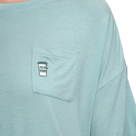 Damen Schlafshirt mit Brusttasche