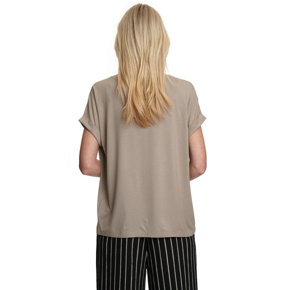 Damen T-Shirt mit fixierten Turn-ups