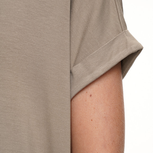 Damen T-Shirt mit fixierten Turn-ups