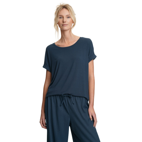 Damen T-Shirt mit fixierten Turn-ups