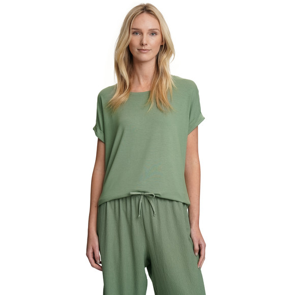 Damen T-Shirt mit fixierten Turn-ups