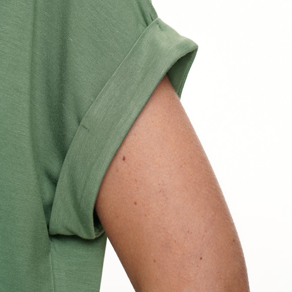 Damen T-Shirt mit fixierten Turn-ups