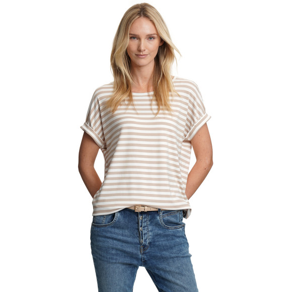 Damen T-Shirt mit fixierten Turn-ups