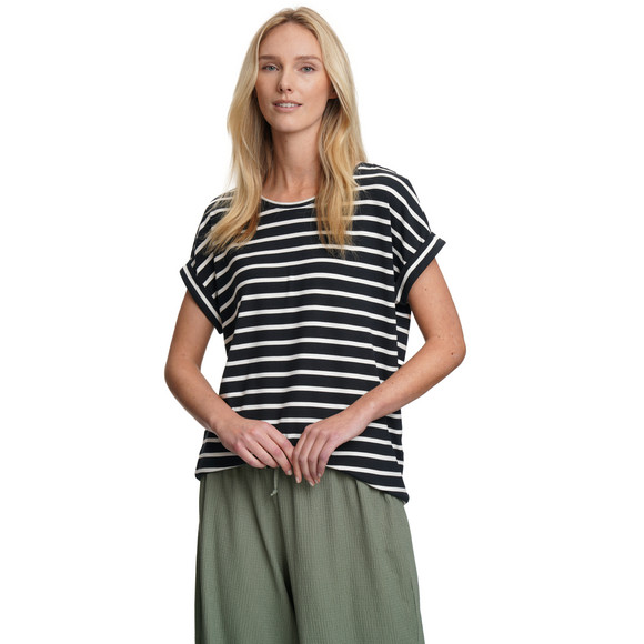 Damen T-Shirt mit fixierten Turn-ups