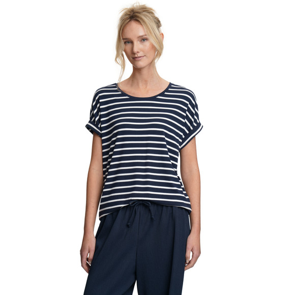 Damen T-Shirt mit fixierten Turn-ups