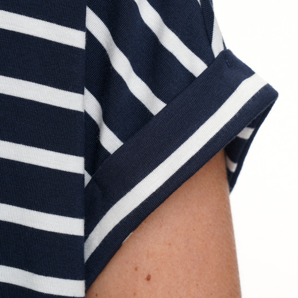 Damen T-Shirt mit fixierten Turn-ups