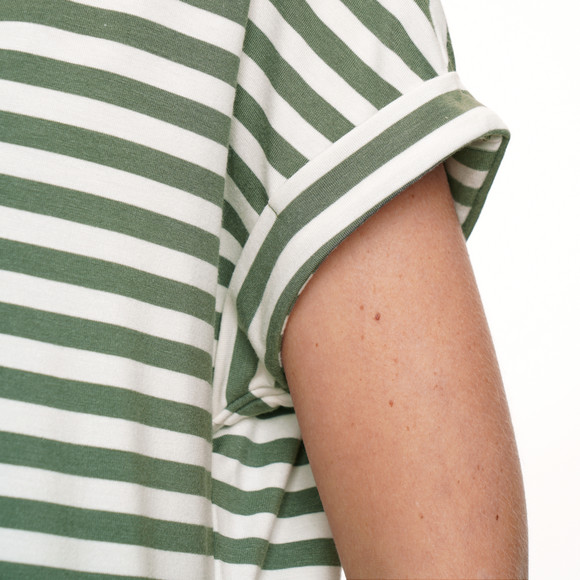 Damen T-Shirt mit fixierten Turn-ups