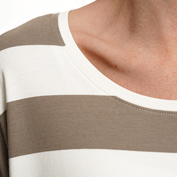 Damen T-Shirt mit fixierten Turn-ups