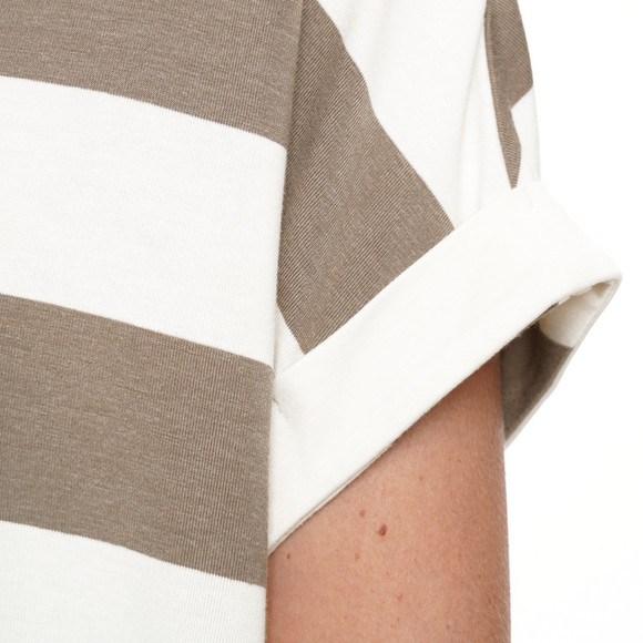 Damen T-Shirt mit fixierten Turn-ups