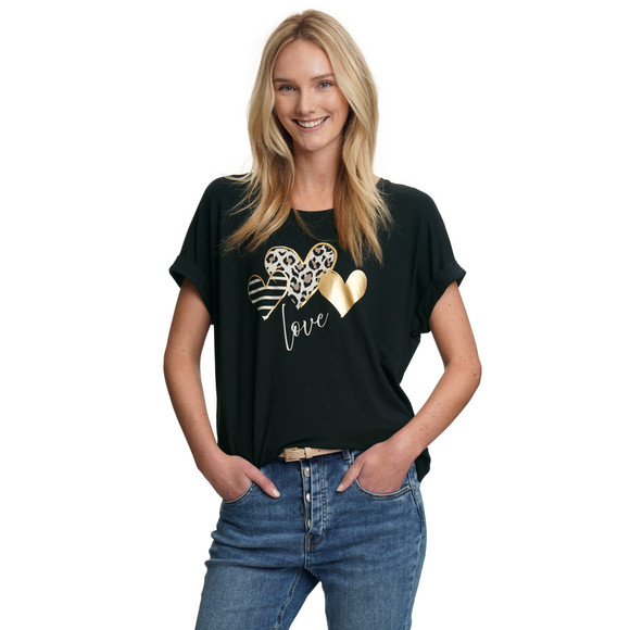 Dames T-shirt van viscose-mix