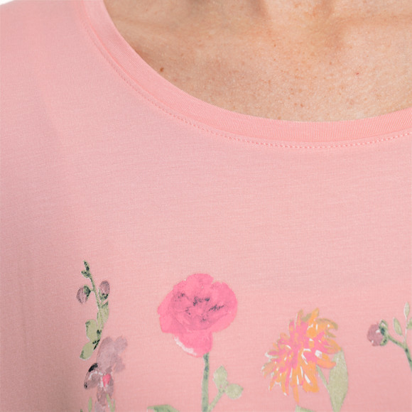 Damen T-Shirt mit überschnittenen Ärmeln