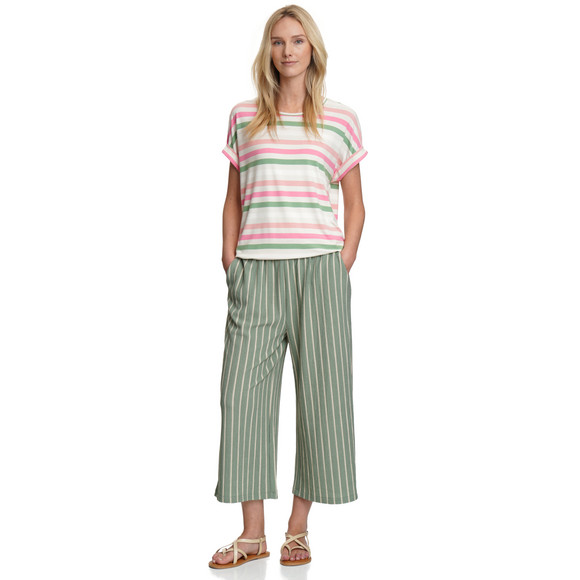 Damen T-Shirt mit überschnittenen Ärmeln