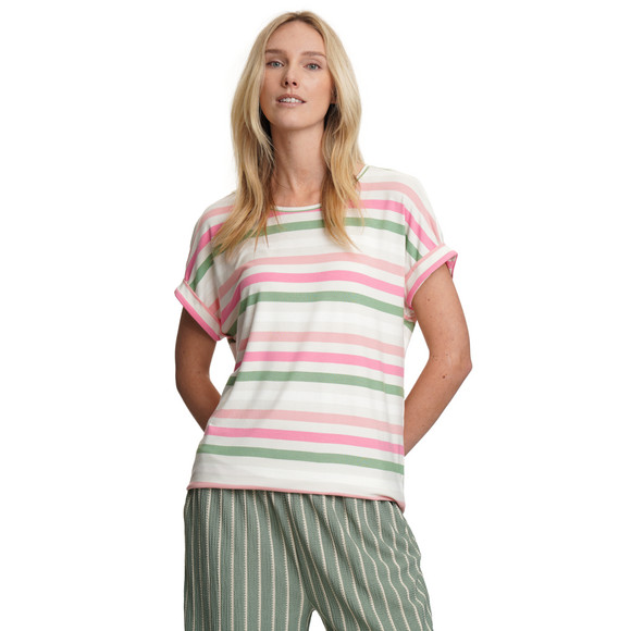 Damen T-Shirt mit überschnittenen Ärmeln