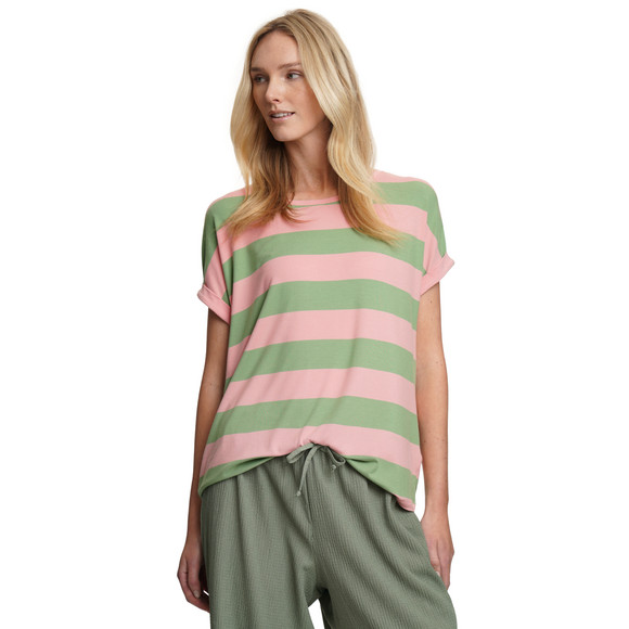 Damen T-Shirt mit überschnittenen Ärmeln