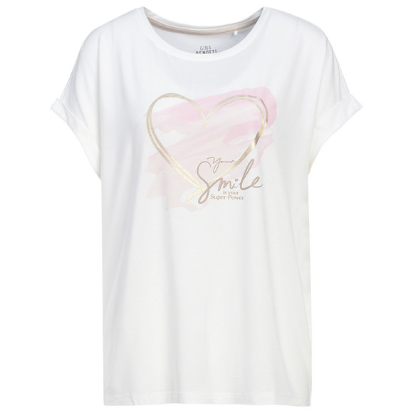 Damen T-Shirt aus Viskose-Mix