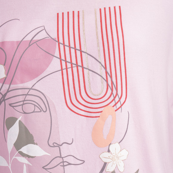 Damen T-Shirt aus Viskose-Mix