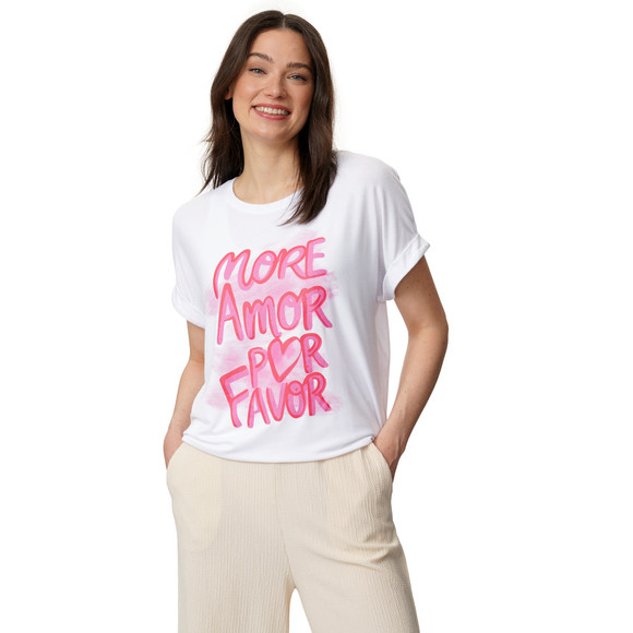 Damen T-Shirt aus Viskose-Mix