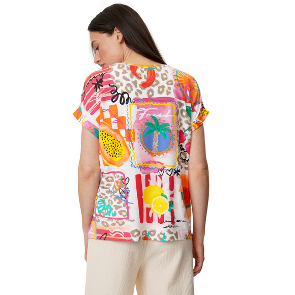 Damen T-Shirt aus Viskose-Mix