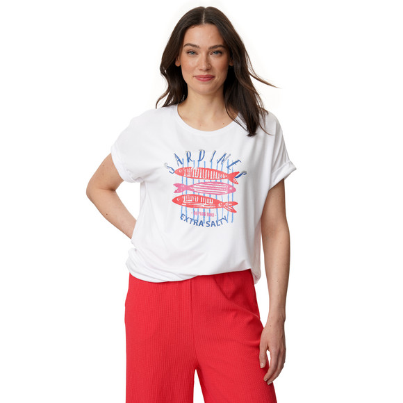 Damen T-Shirt aus Viskose-Mix