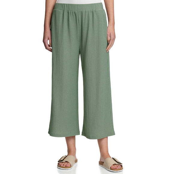 Damen Culotte mit strukturiertem Material