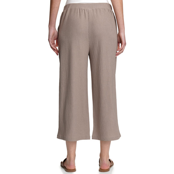 Damen Culotte mit strukturiertem Material